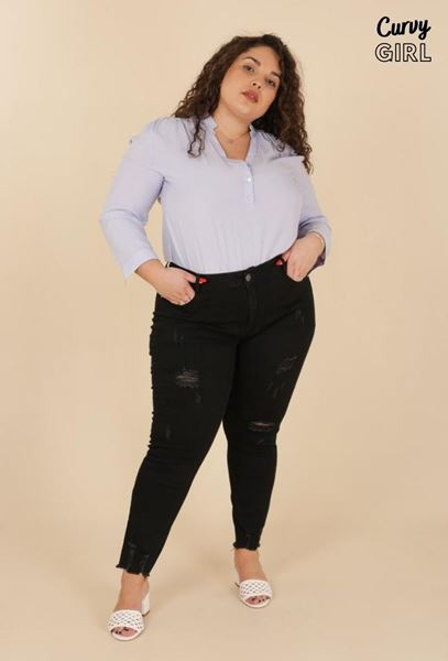 Immagine di PLUS SIZE STRETCH SKINNY BLAC